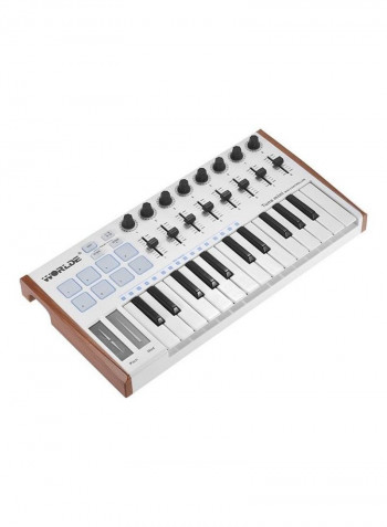 Portable 25-Key USB Keyboard Controller