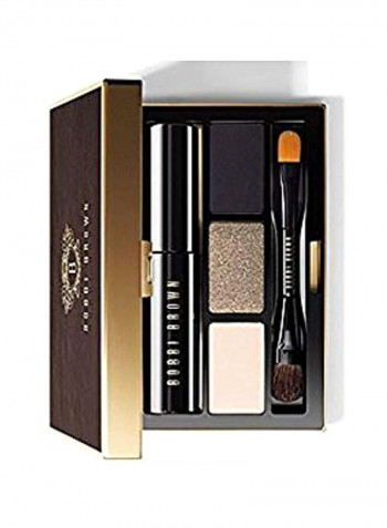 Golden Eye Palette Shadow And Mascara Gold/Beige/Black