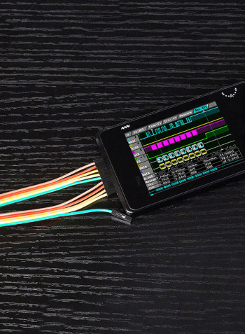 LA104 Portable Digital USB Logic Analyser Black 15 x 4 x 10.50cm