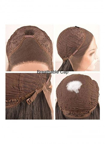 Straight Lace Front Wig Lavender Purple 2inch