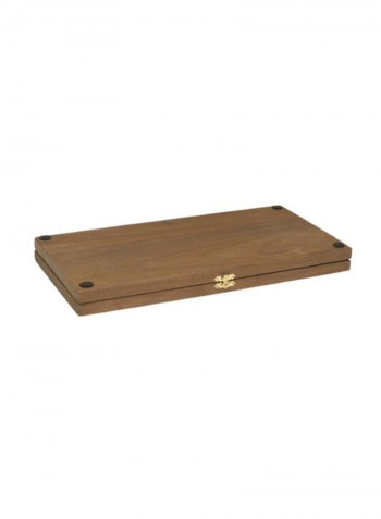 Mancala In Natural Finish Solid Hardwood Board Game 0021