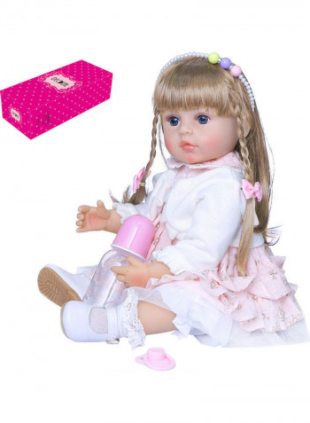 4-Piece Reborn Life Like Baby Doll Set Dress