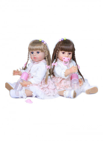 4-Piece Reborn Life Like Baby Doll Set Dress