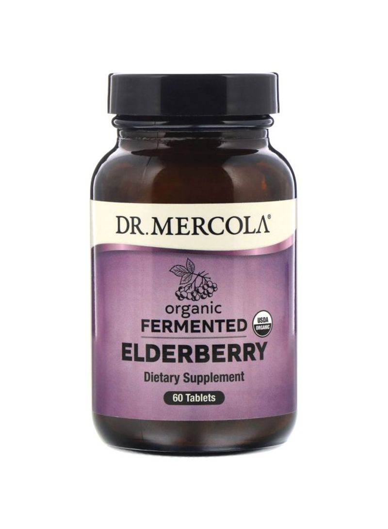 Organic Fermented Elderberry Dietary Supplement - 60 Tablets