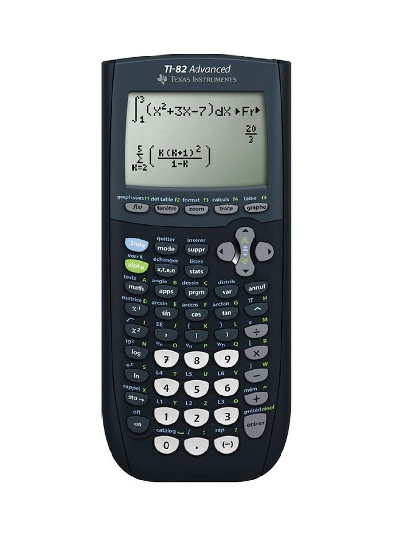 TI-82 Advanced Calculator Black