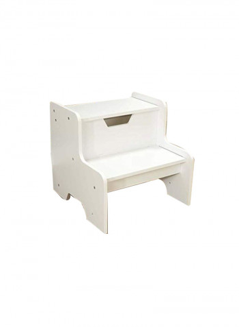 Wooden Step Stool White