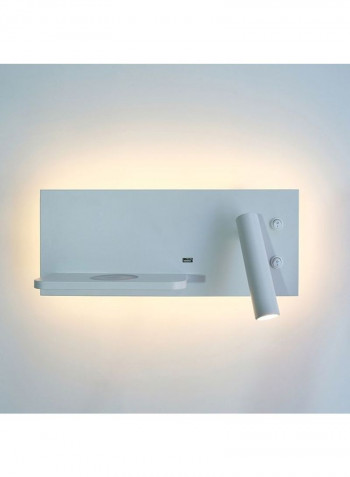 Wireless USB 5V Charger Wall Light White