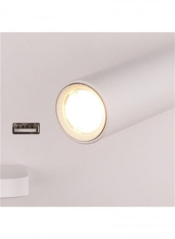 Wireless USB 5V Charger Wall Light White