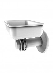 Mercury Collection Soap Dish White