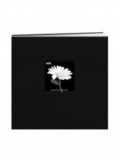Postbound Fabric Frame Cover Memory Book Deep Black