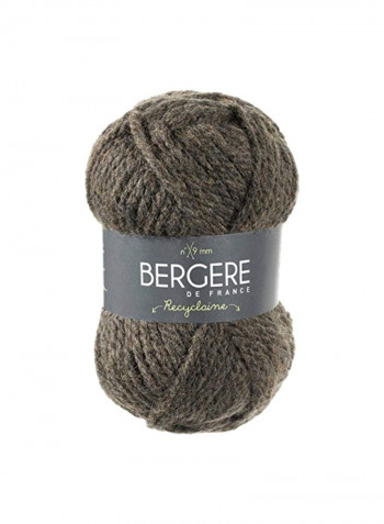 Recylaine Yarn Bitume 76yard