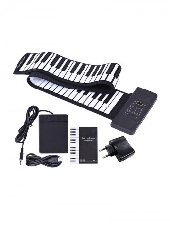 88-Key Electronic Hand Roll-Up Piano With Speaker