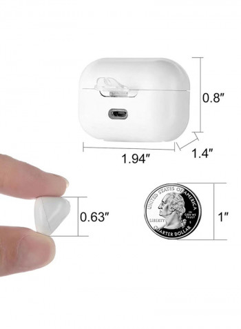 IP8-X Bluetooth In-Ear Earphones With Charging Box White