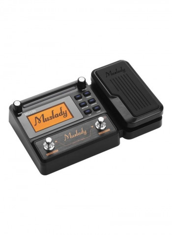 Guitar Multi Effects Pedal With Large High Brightness LCD Display