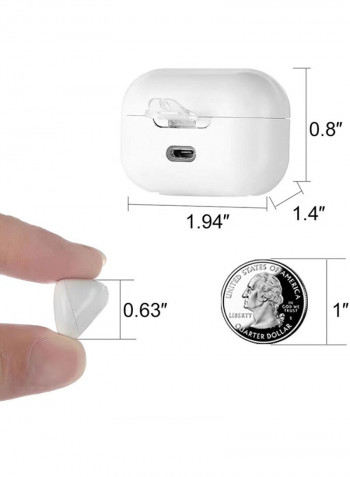 IP8-X Bluetooth Mini In-Ear Earphones With Charge Box White