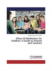 Effect Of Meditation On Children Paperback English by Mani Ramana C V S Cherukuri