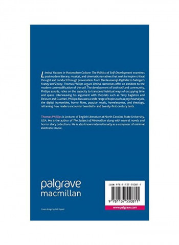 Liminal Fictions In Postmodern Culture Hardcover