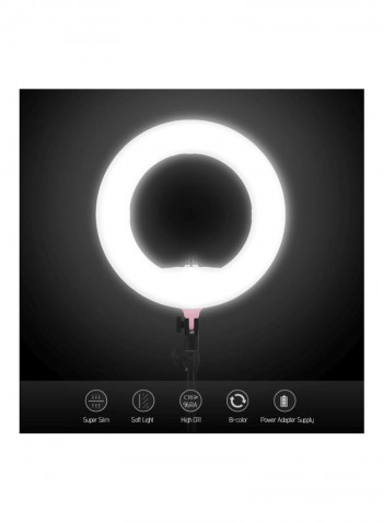 LED Ring Light Kit Pink/White/Black