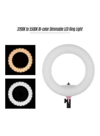 LED Ring Light Kit Pink/White/Black