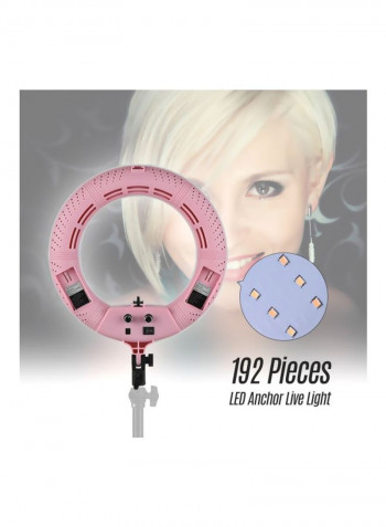 LED Ring Light Kit Pink/White/Black