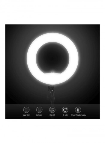 LED Ring Light Kit - US Plug Black
