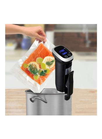 Vacuum Sous Vide Cooker Black/silver 45x13x21centimeter