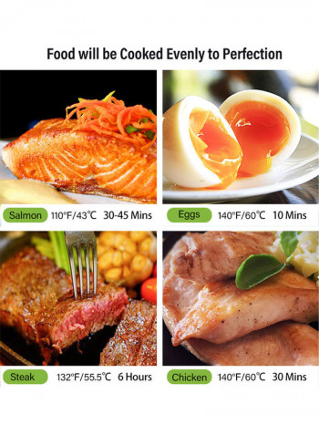 Waterproof Vacuum Sous Vide Cooker multicolour 45.00 x 13.00 x 21.00cm
