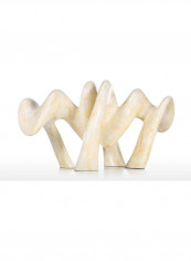 The Ancient Enlightenment Abstract Statue White 34 x 17 x 19cm