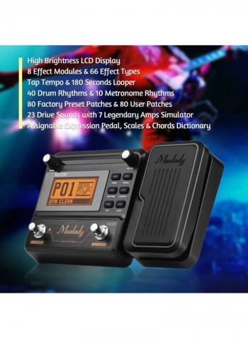 MU100 Multi-Effect Processor Electric Guitar Pedal