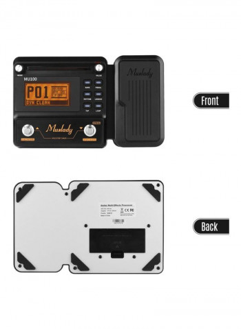 MU100 Multi-Effect Processor Electric Guitar Pedal
