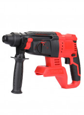Multifunctional Industrial-Grade Brushless Rechargeable Electric Hammer Red/Black