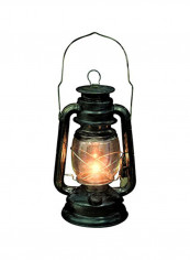 Rustic Old Fashioned Light Up Lantern 11.25X7X5.75inch