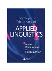 Encyclopedic Dictionary Of Applied Linguistics Paperback