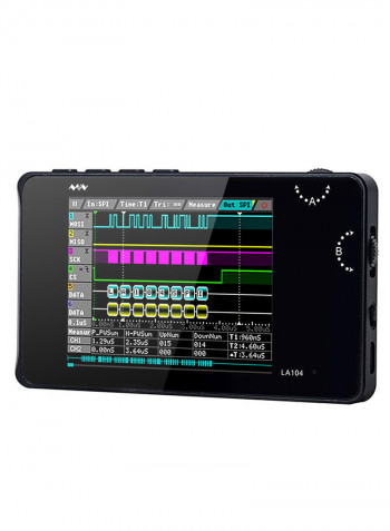 LA104 DSO Mini Digital Logic Analyser Black 14.50 x 3.80 x 10.10cm