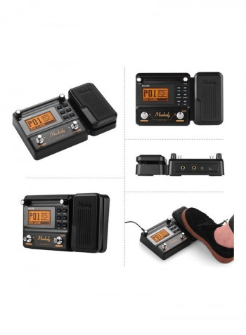 MU100 Electric Guitar Effect Pedal Supports 180s Loop Recording Tuner Tap Tempo Rhythm Setting Scale