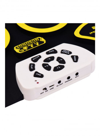 Electronic Drum Pad Kit with Stick and Foot Pedal