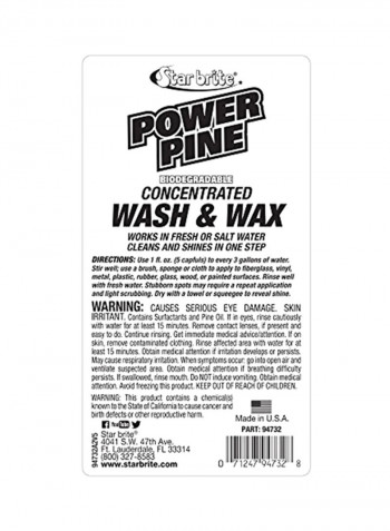 Power Pine Concentrated Wash And Wax 24.13X29.21X36.83inch