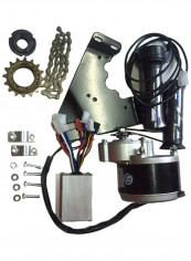 24V 250W Motor Controller Electric Bike Conversion Kit Flywheel Handle Motor Bracket Chain For 20-28 inch e-bike Bicycle kit 25*25*25cm