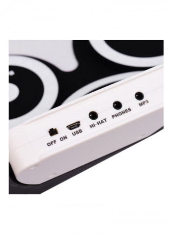 Electronic Drum Pad Kit with Stick and Foot Pedal