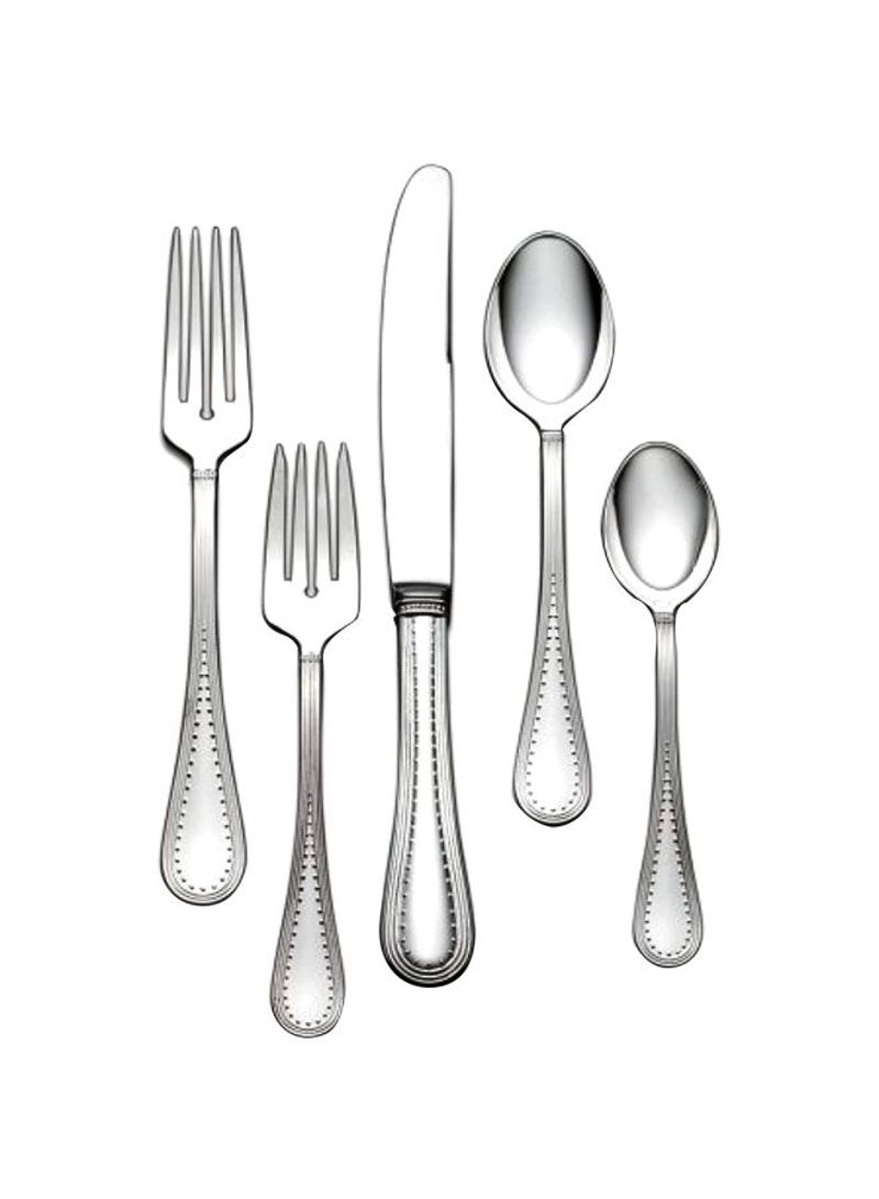 5-Piece Cutlery Set Silver