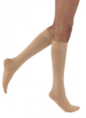 Medical Compression Knee High Closed Toe Socks