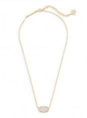 14K Gold Plated Iridescent Drusy Necklace reviews 14K Gold Plated Iridescent Drusy Necklace