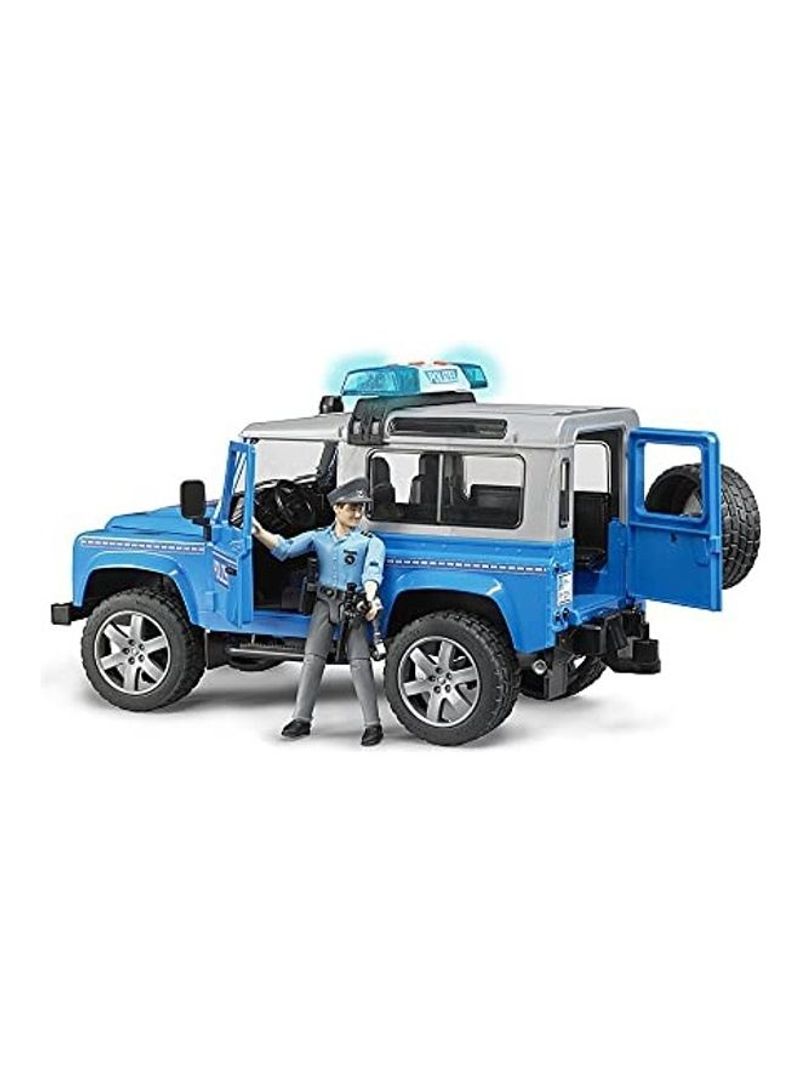 2-Piece Land Rover Vehicle And Police Officer Figure Set