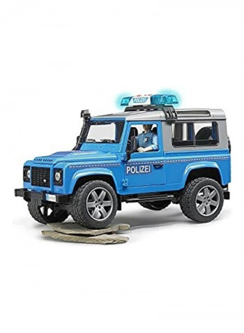 2-Piece Land Rover Vehicle And Police Officer Figure Set