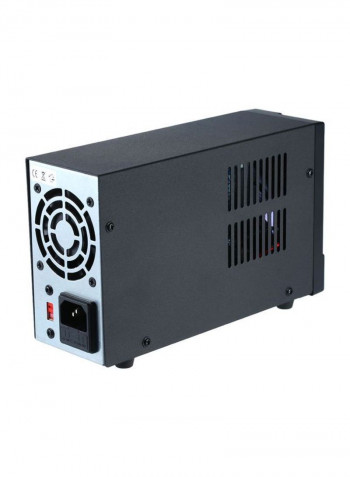 3 Digits Display LED Power Supply Black 230x130x70millimeter