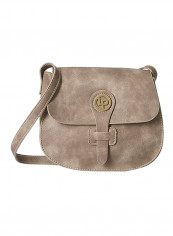 Polyester Blend Crossbody Bag LWSL00264GREY Grey