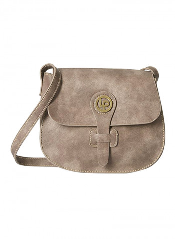 Polyester Blend Crossbody Bag LWSL00264GREY Grey