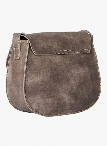 Polyester Blend Crossbody Bag LWSL00264GREY Grey