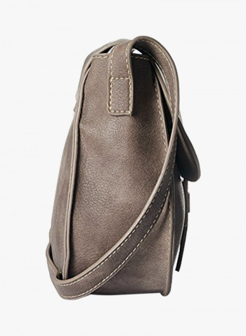 Polyester Blend Crossbody Bag LWSL00264GREY Grey