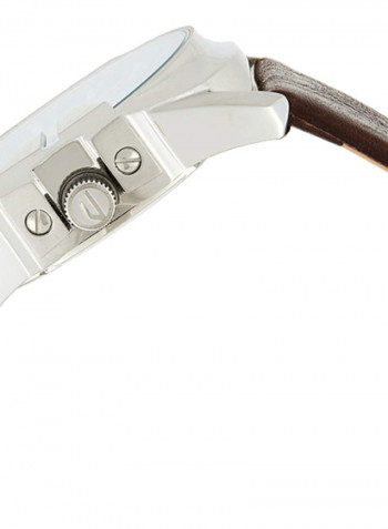 Men's Water Resistant Leather Analog Watch DZ1399